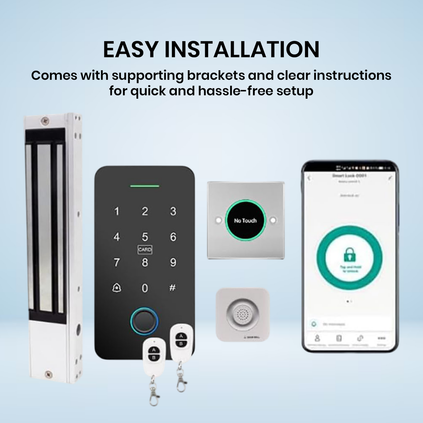 Door Lock with Fingerprint Access Control