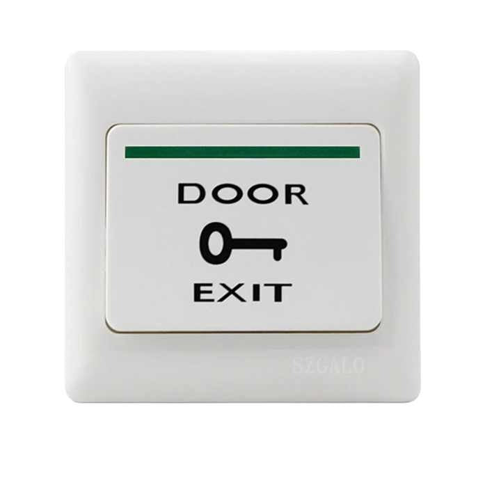 Plastic Door Release Switch Exit Button Access Control With Night Light for Electronic Lock / Access Control System