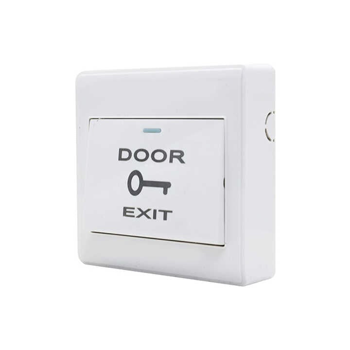 Simple Plastic Door Exit Button Release Push Switch for Access Control Systemc Electronic Door Lock White No Touch Exit Button