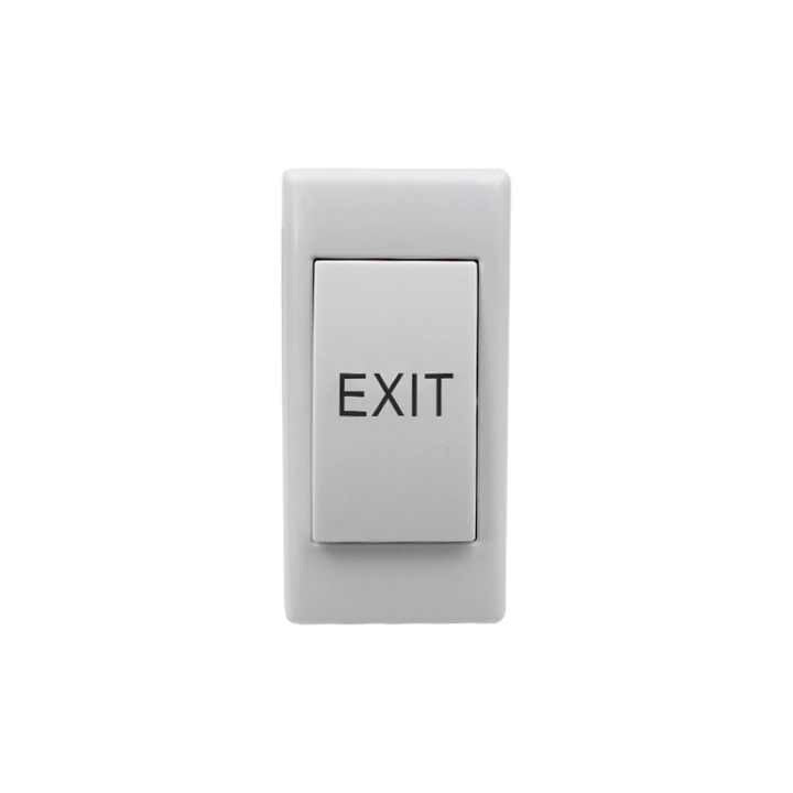Plastic White Surface Mount Exit Button Release Switch Door Access Control System
