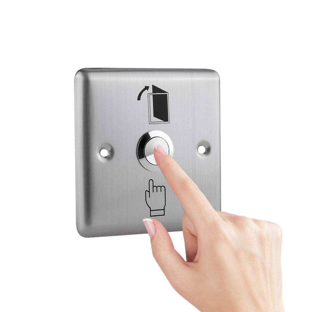 Push Button Access Control System with Stainless Steel Casing for Employee Attendance Management