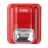 DC12V 24V Emergency Sound And Light Piezo Siren Strobe Fire Alarm SiLights