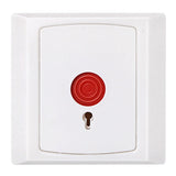 Emergency Button Switch Key Automatic Reset Wired Manual Button Fire Alarm with NO NC COM