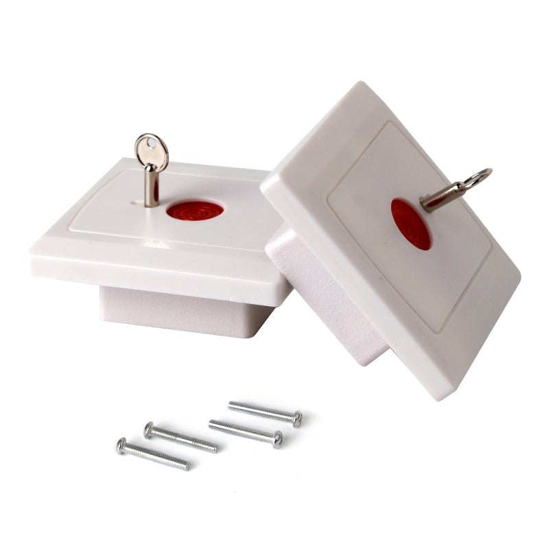 Emergency Button Switch Key Automatic Reset Wired Manual Button Fire Alarm with NO NC COM