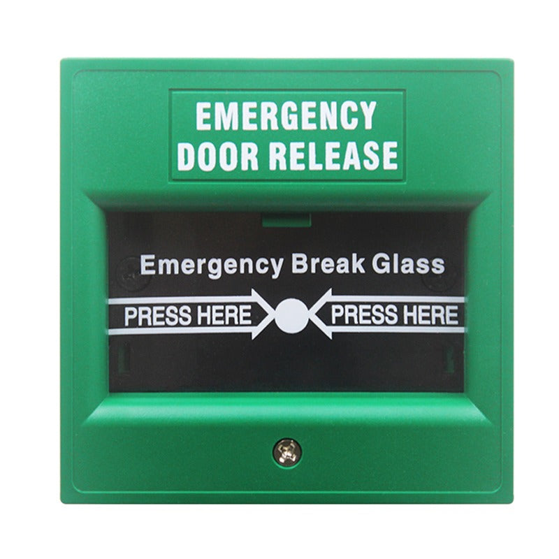 Emergency Break Glass Exit Button (green)