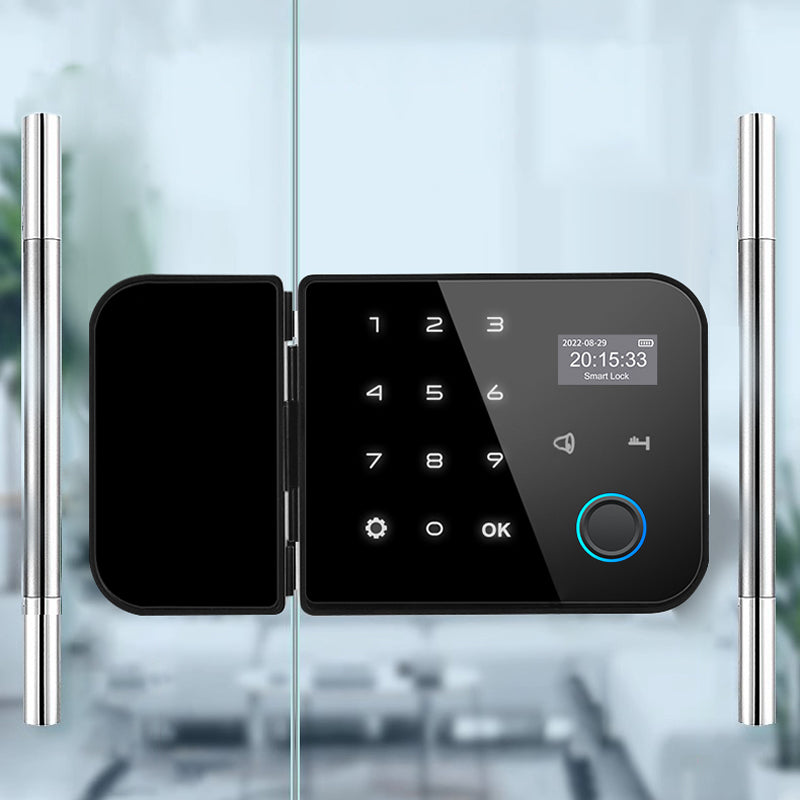Smart Glass Door Locks KKM GDL 24 Display 1.77 Inch Color TFT