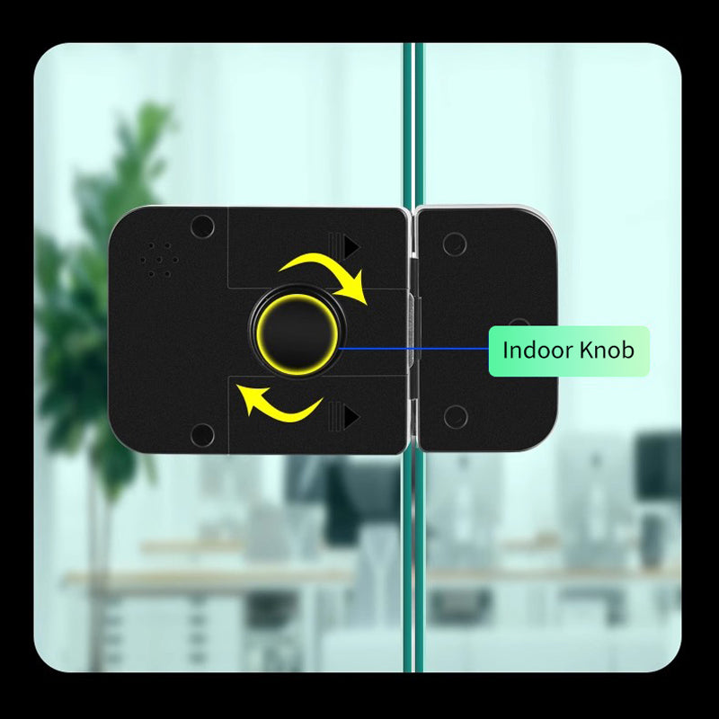 Smart Glass Door Locks KKM GDL 24 Display 1.77 Inch Color TFT