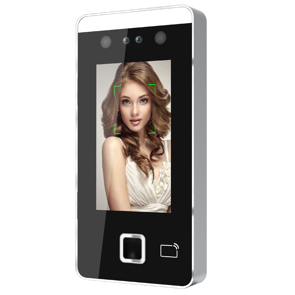 At-Tendance KM039 Biometric Attendance Machine – Multi-Biometric System with Face & Fingerprint Recognition Supports Up to (1,500 Users)