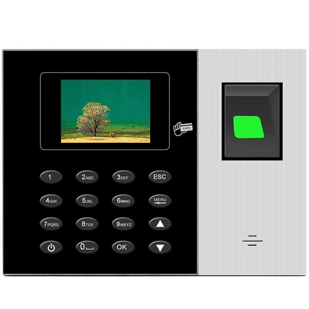 At-Tendance KM3802 Cloud-Based Biometric Attendance Machine with Fingerprint, RFID & Password Access
