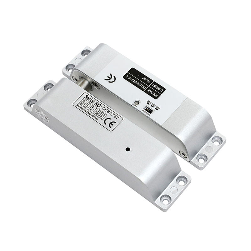 12v Mini Electronic Sliding Bolt Lock Fail Security Electric Drop Bolt Door Lock with Auto Relock Timer