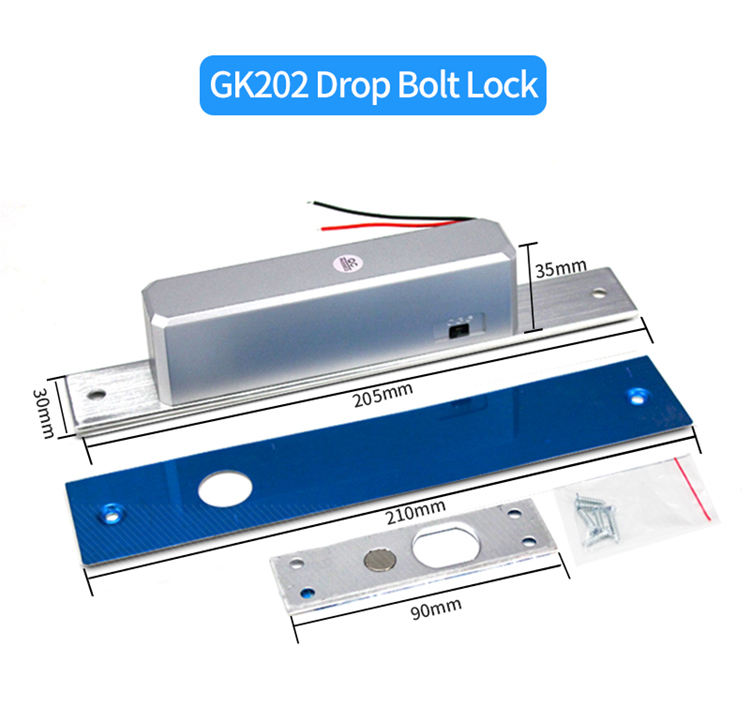 5 Wire / 2 Wires Fail Safe Electric Dropbolt Lock for Gate Swing Gate Electric Door Garage Door DC12V