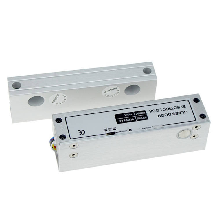 12V Frameless Glass Door Electric Drop Bolt Lock for Home Office Door Lock Access Control System