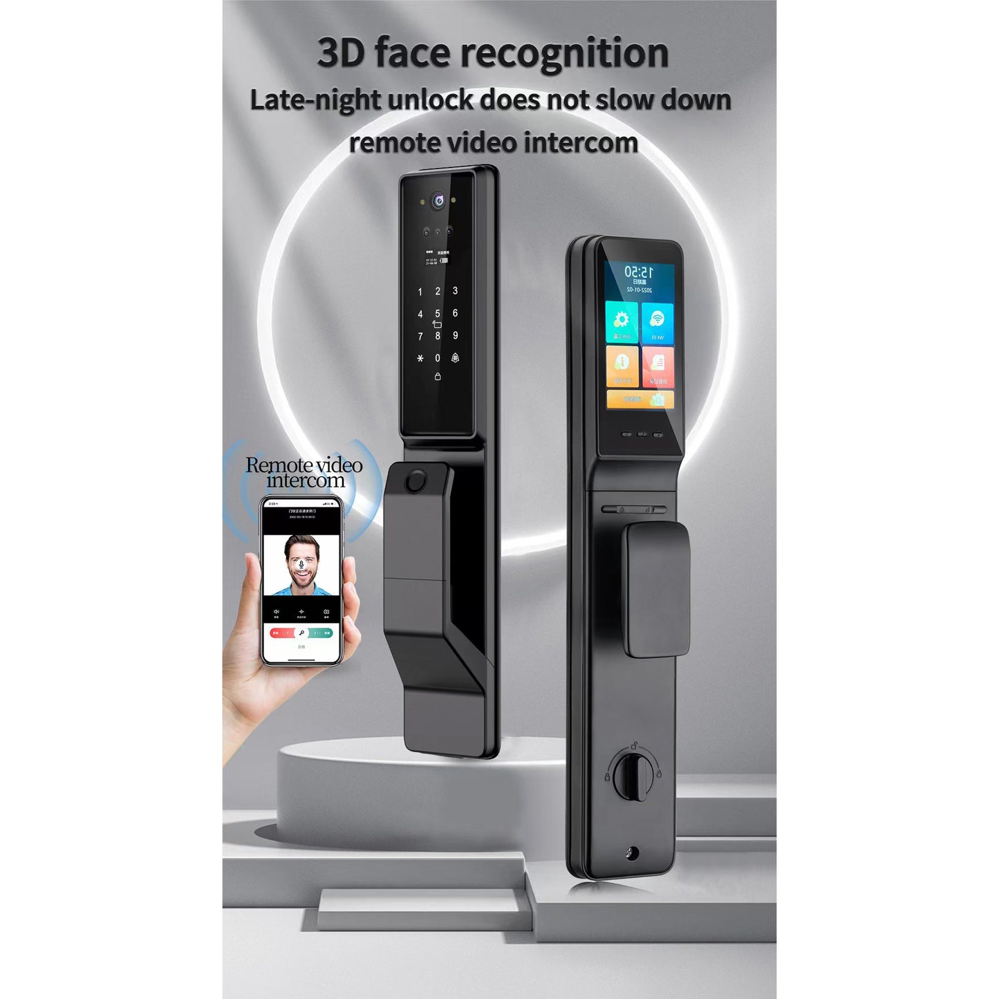 Smart Door Lock KMSDL12 Fingerprint Recognition Security Intelligent Door Lock