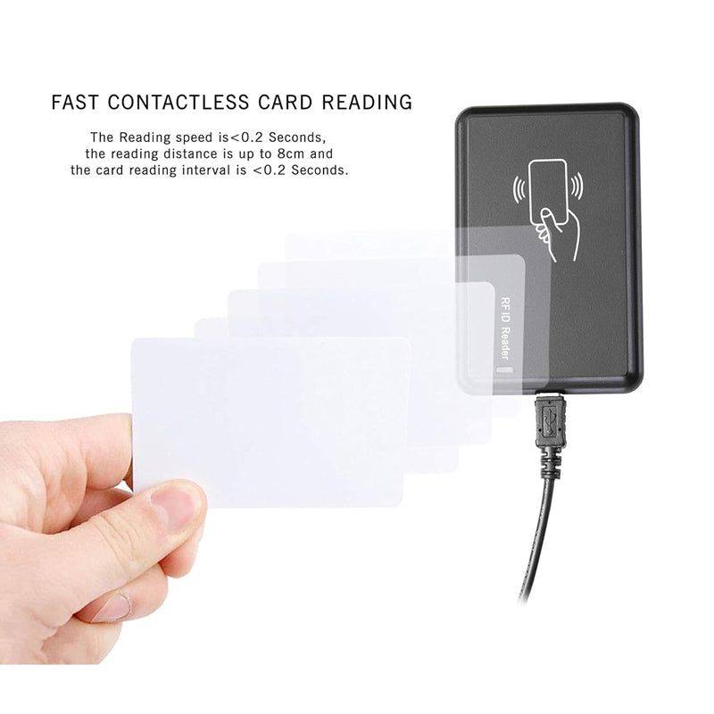 USB RFID Card Reader Team Office Plug and Play for Attendance and Access Control