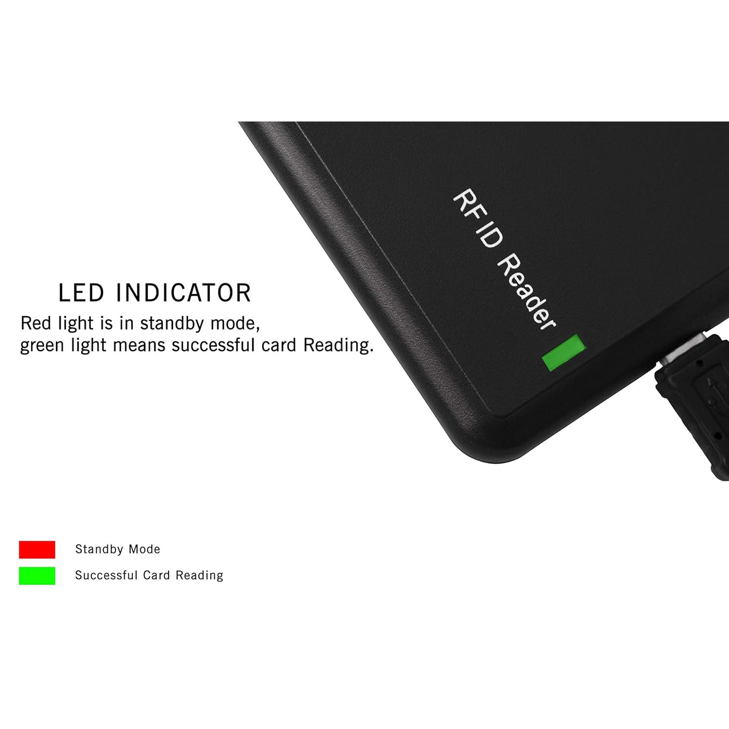 USB RFID Card Reader Team Office Plug and Play for Attendance and Access Control