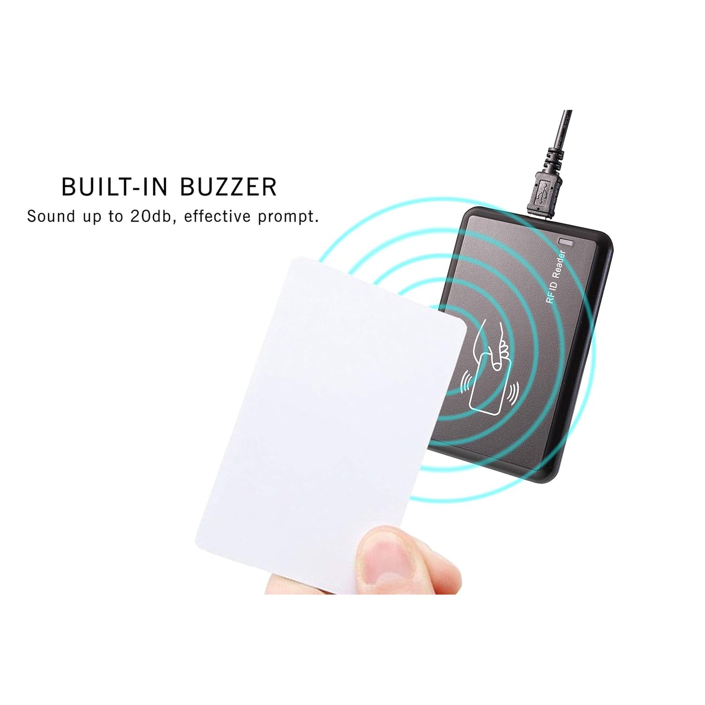 USB RFID Card Reader Team Office Plug and Play for Attendance and Access Control