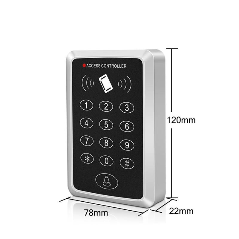 Standalone Keypad Access Control with RFID Card Reader Door Access Controller 125khz Rfid Reader