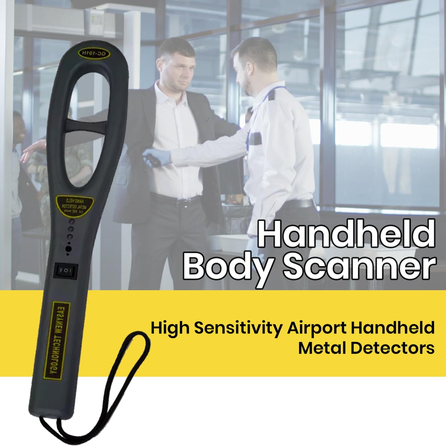GC-101H Security Inspection Machine Portable Hand Metal Detector