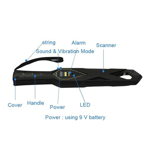 Full Body Scanner Security Handheld Metal Detector for Industrial Use for Sri Lanka