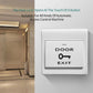 Simple Plastic Door Exit Button Release Push Switch for Access Control Systemc Electronic Door Lock White No Touch Exit Button