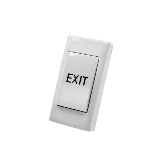 Plastic White Surface Mount Exit Button Release Switch Door Access Control System