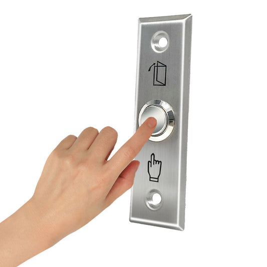 Push Touch Exit Button 12v Smart Door Switch for Access Control System With Led Indication