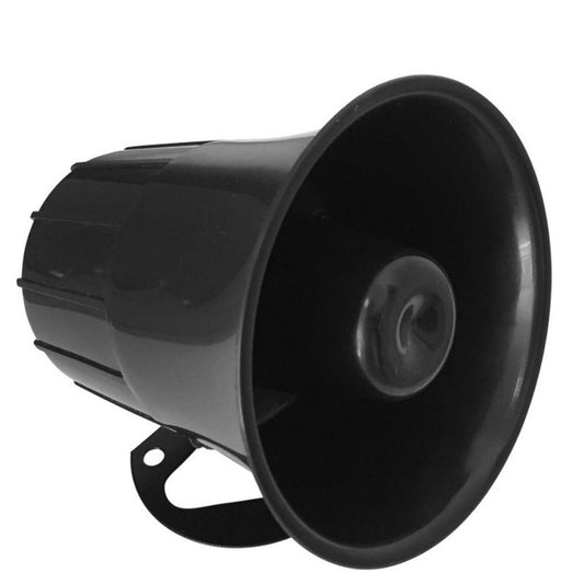 Alarm Siren 12V 110dB Treble Speaker Wire Loud Horn Alarm Siren Speaker Burglar Alarm System for Outdoor Security