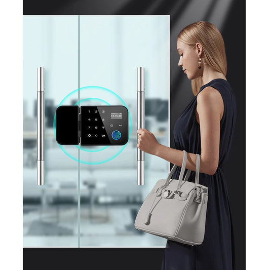 Smart Glass Door Locks KKM GDL 24 Display 1.77 Inch Color TFT