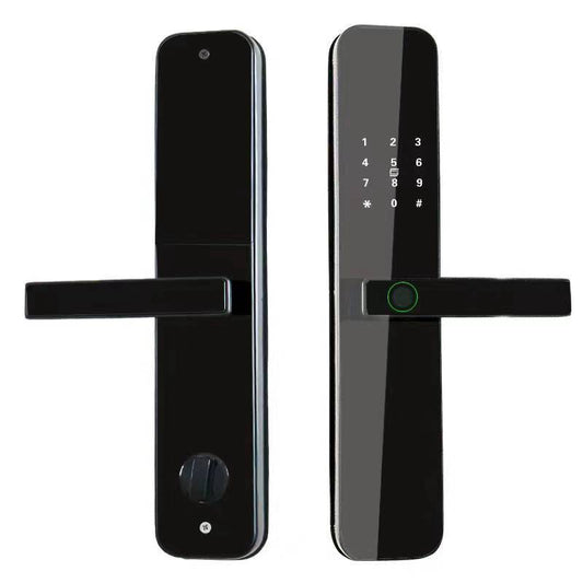 Smart Door Lock KMSDL06 Aluminium Alloy - Phone, Fingerprint, Password, Card, Secure Keyless Access for Wooden Doors