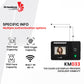 At-Tendance KM033 (WiFi) Biometric Attendance Machine – Face, Fingerprint, Card, Password Recognition  1,500 Users