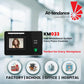 At-Tendance KM033 (WiFi) Biometric Attendance Machine – Face, Fingerprint, Card, Password Recognition  1,500 Users