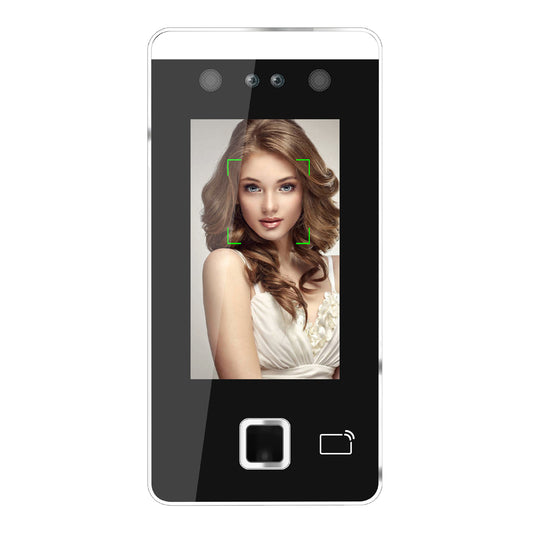 At-Tendance KM039 Biometric Attendance Machine – Multi-Biometric System with Face & Fingerprint Recognition Supports Up to (1,500 Users)