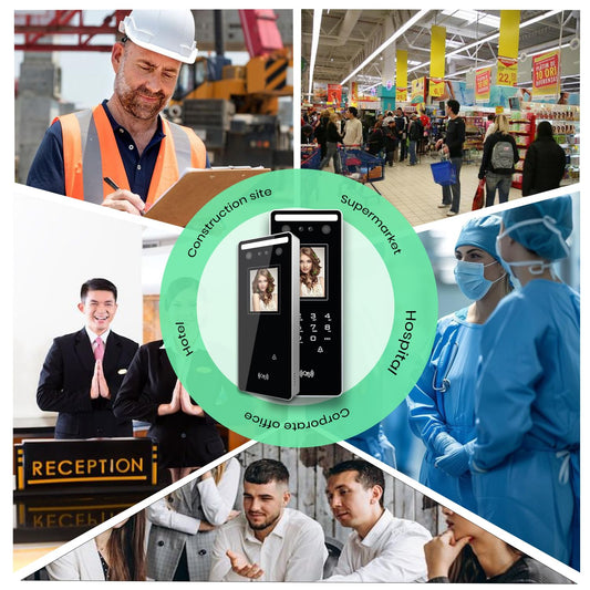 At-Tendance KM351 Cloud-Based Attendance System with Face Recognition Biometric Machine (1,500 Users) Capacity