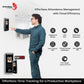 At-Tendance KM903 Cloud-Based Attendance System with Face & Fingerprint Recognition Biometric Machine (1,500 Users) Capacity