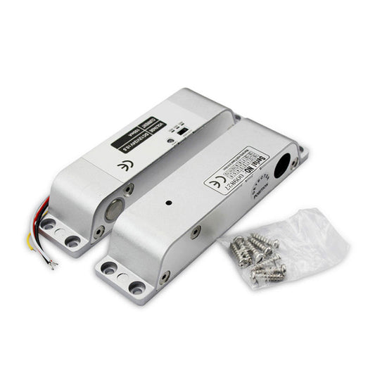 12v Mini Electronic Sliding Bolt Lock Fail Security Electric Drop Bolt Door Lock with Auto Relock Timer