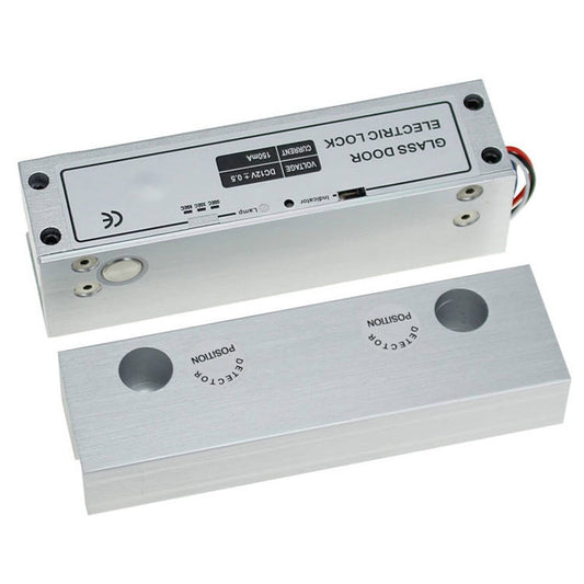 12V Frameless Glass Door Electric Drop Bolt Lock for Home Office Door Lock Access Control System