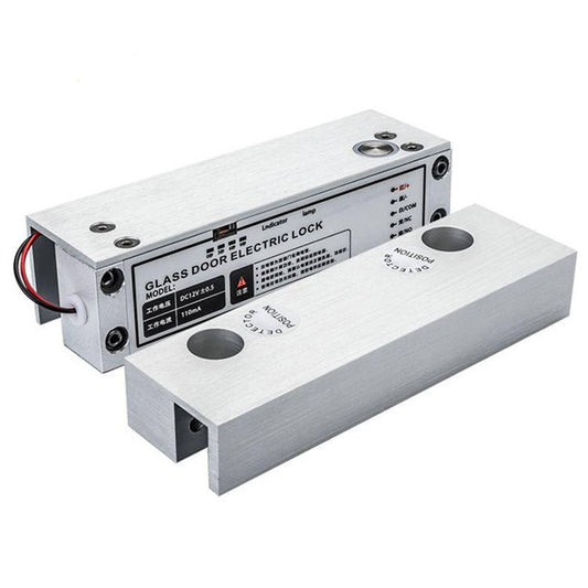 12V Frameless Glass Door Electric Drop Bolt Lock for Home Office Door Lock Access Control System