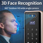 WiFi Fingerprint Alexa Smart Lock Sliding Glass Door Office Smart Digital Door Lock Key Digital Camera Facial Recognition