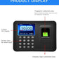 Smart Biometric Fingerprint Password Attendance Machine Employee USB Time Recorder DC 5V Fingerprint Time Attendance System