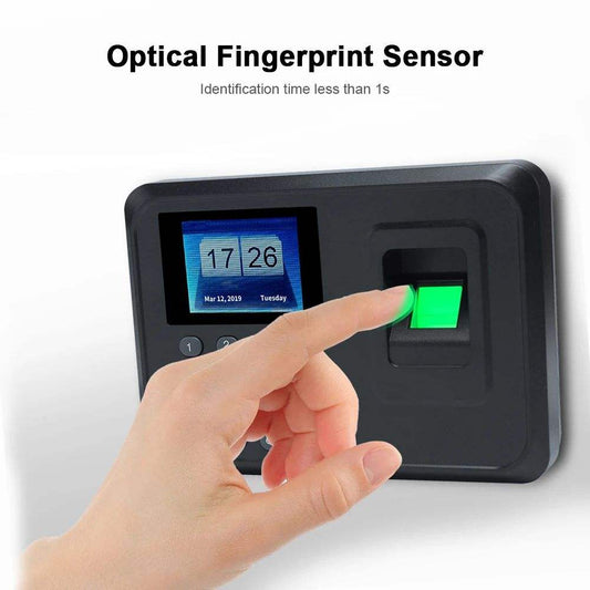 Smart Biometric Fingerprint Password Attendance Machine Employee USB Time Recorder DC 5V Fingerprint Time Attendance System