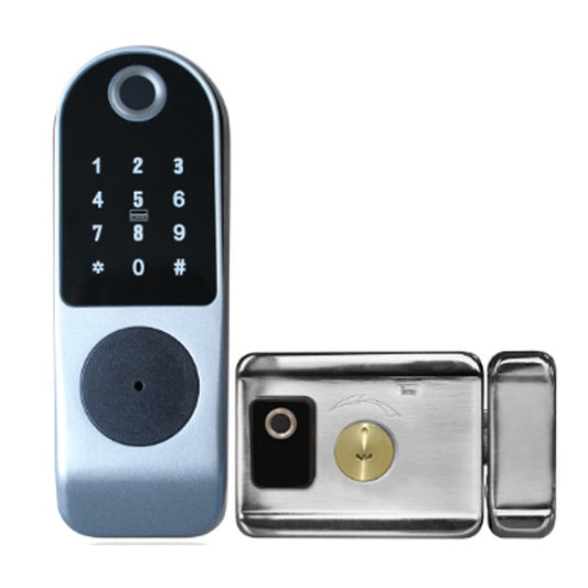 Tuya App waterproof Smart RIM lock for outside door