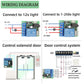 Remote Control Switch, 12V Single Channel Relay Module RF Wireless Switch Receiver Equipped with Portable Remote Control