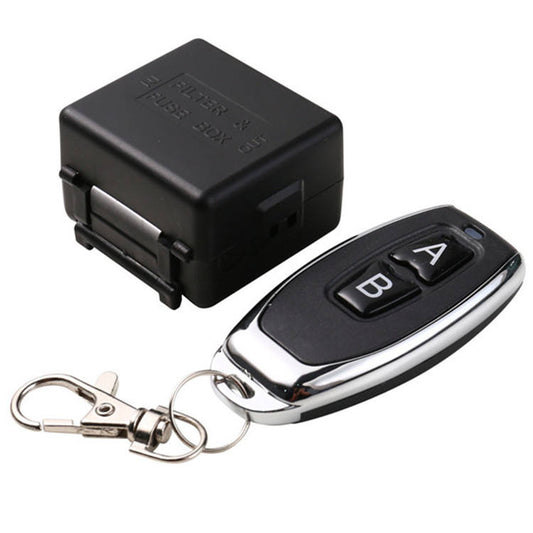 Mini Receiver DC 12V1CH Relay Receiver Module Universal Wireless Garage Door Opener 433 MHz RF Remote Control Switches (R03/RF15)